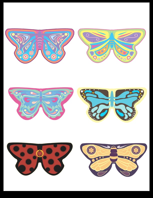 Butterflies 1 illustration by Robert Filiuta