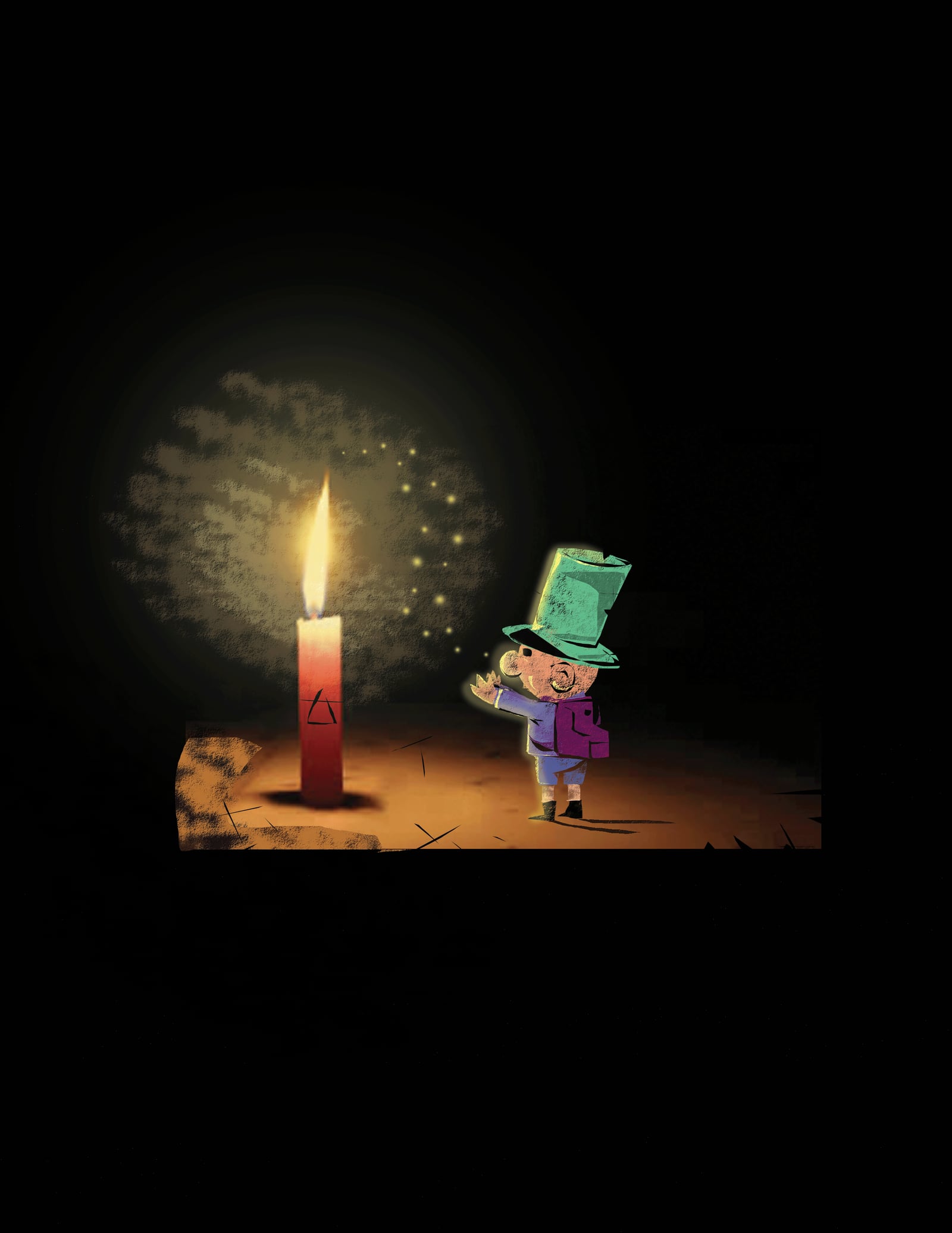 Candlelight illustration by Robert Filiuta