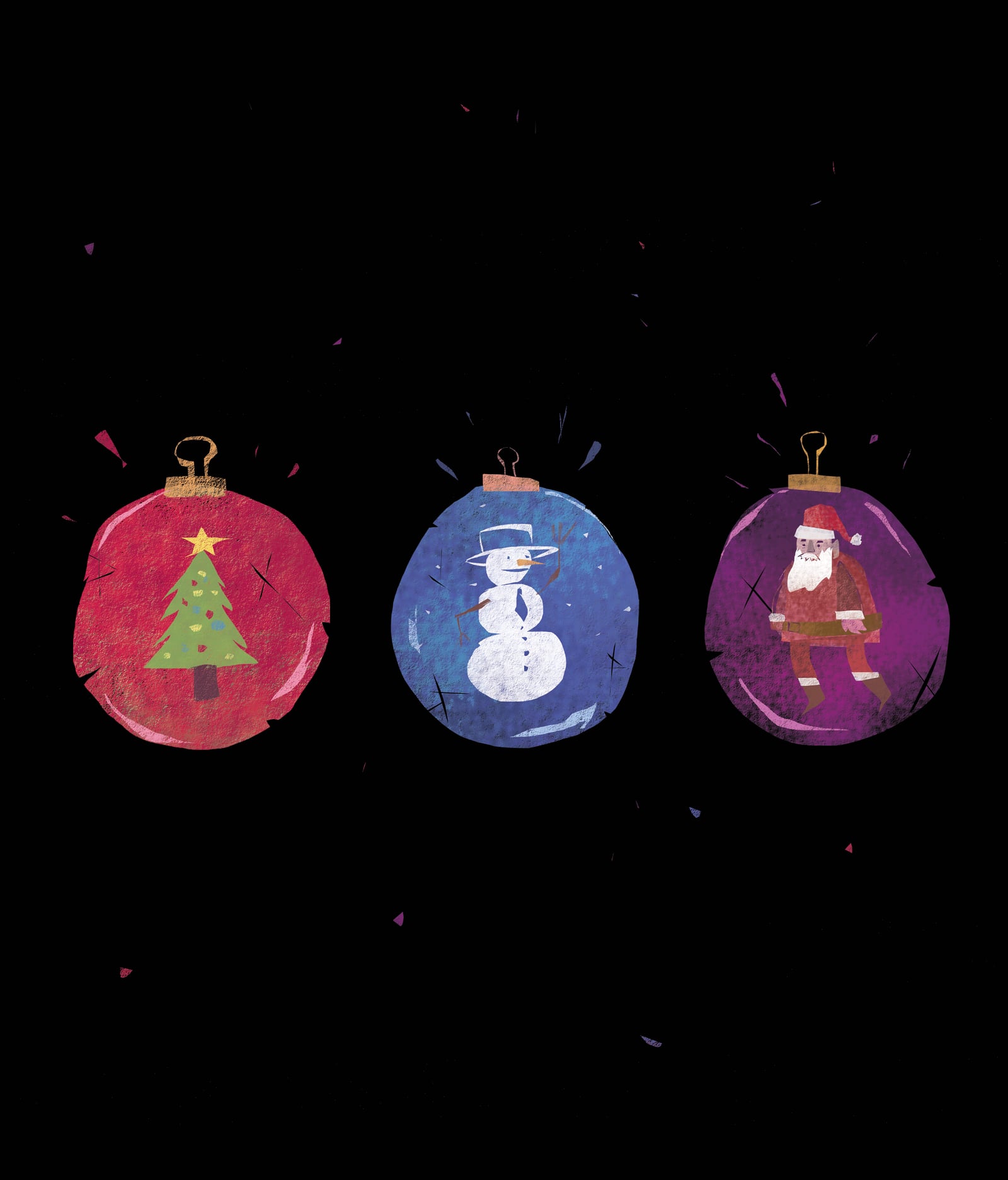 Christmas illustration by Robert Filiuta