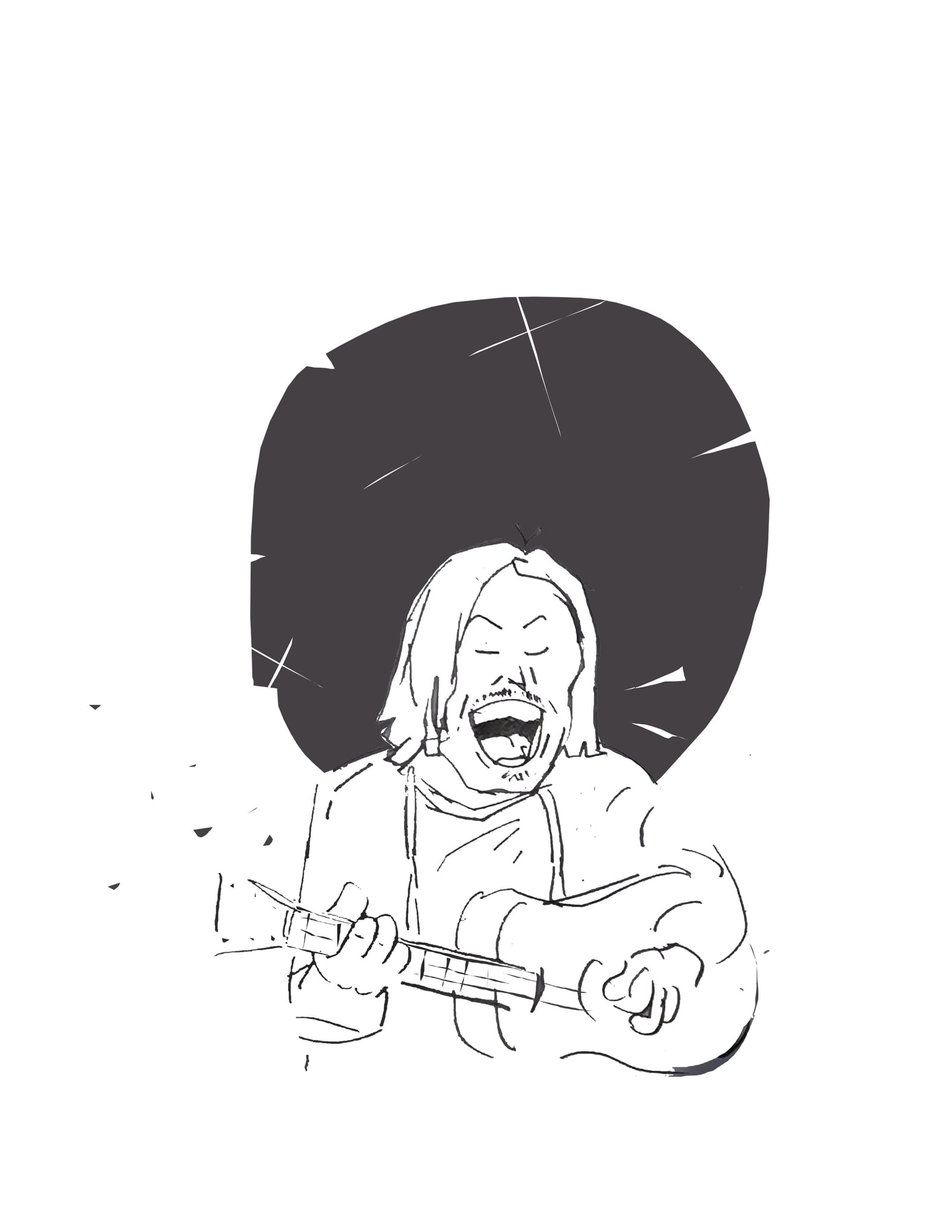Cobainscream illustration by Robert Filiuta