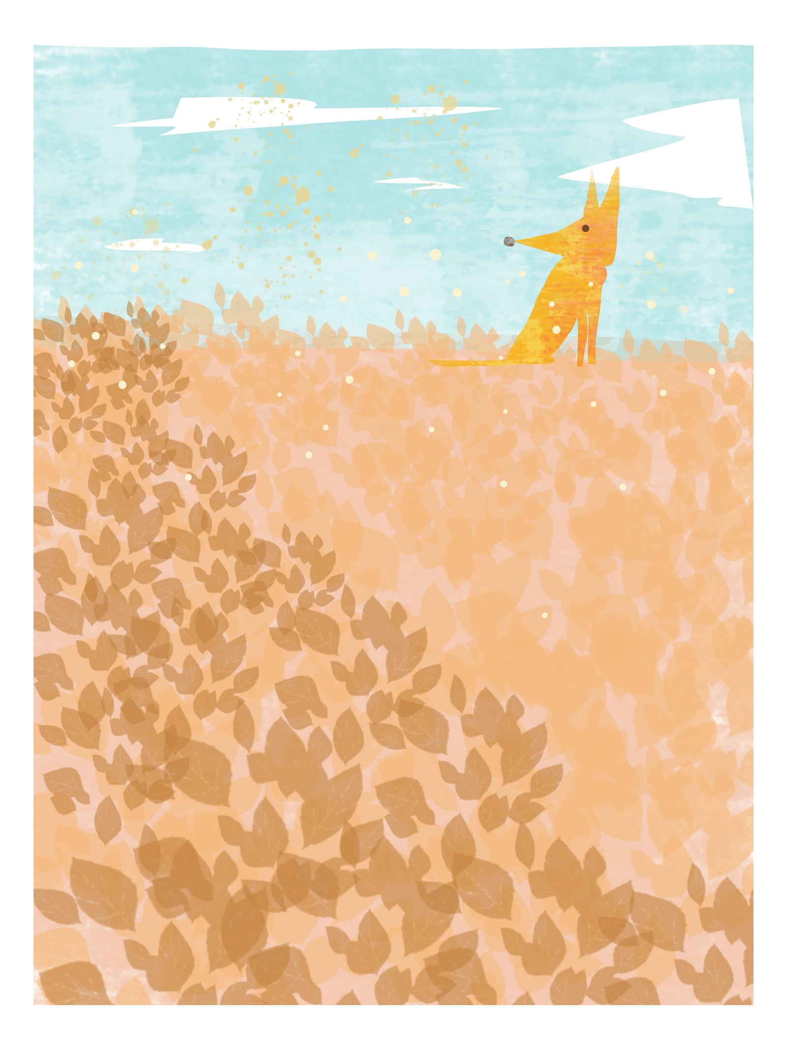 Fox1 fine art print