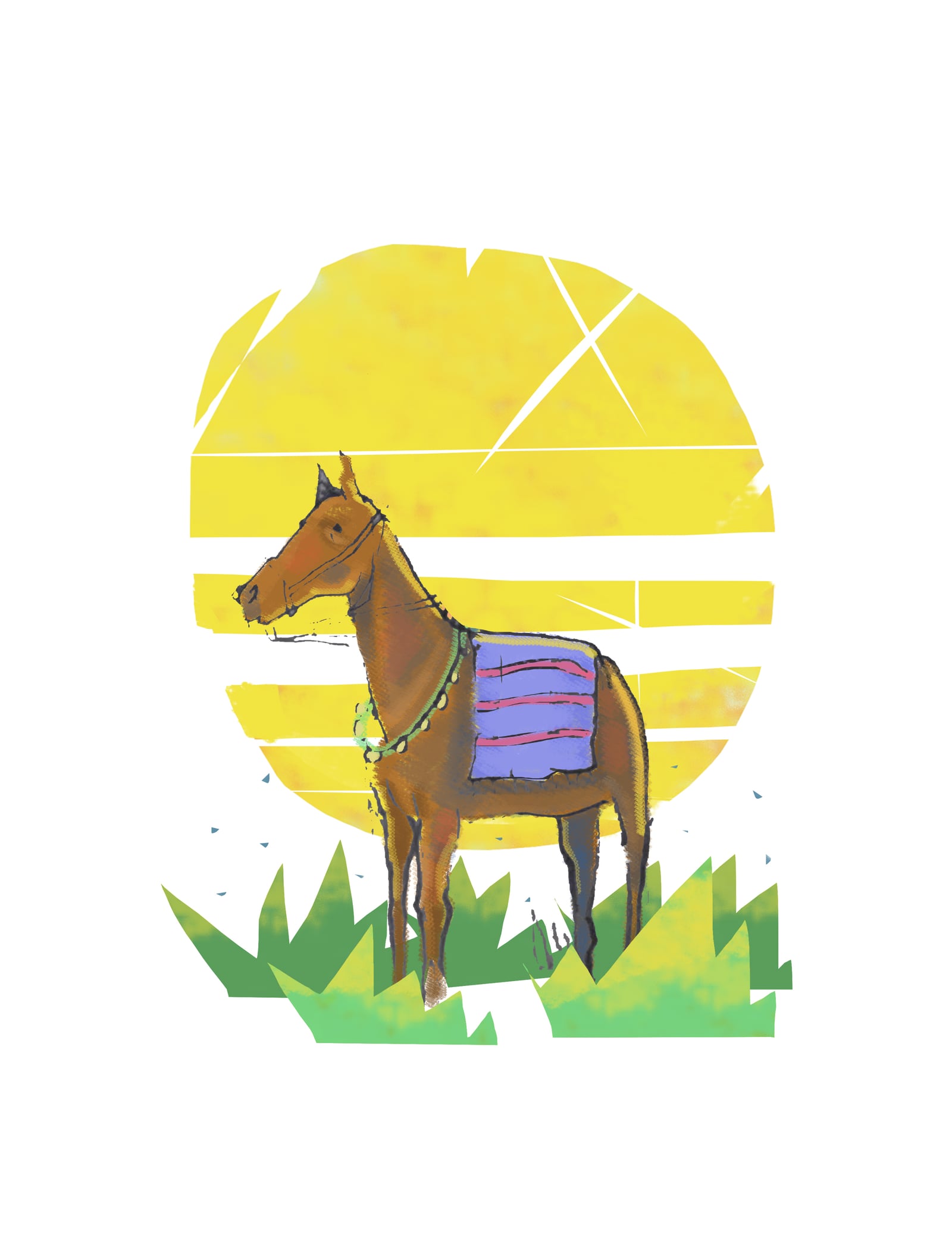 Horse1 illustration by Robert Filiuta