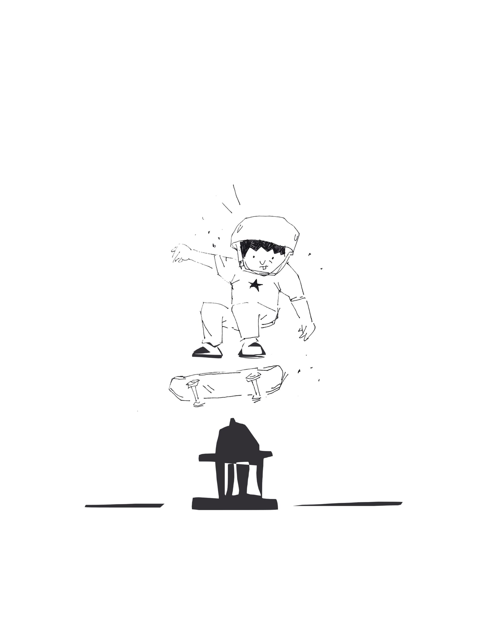 Hydrantflip illustration by Robert Filiuta