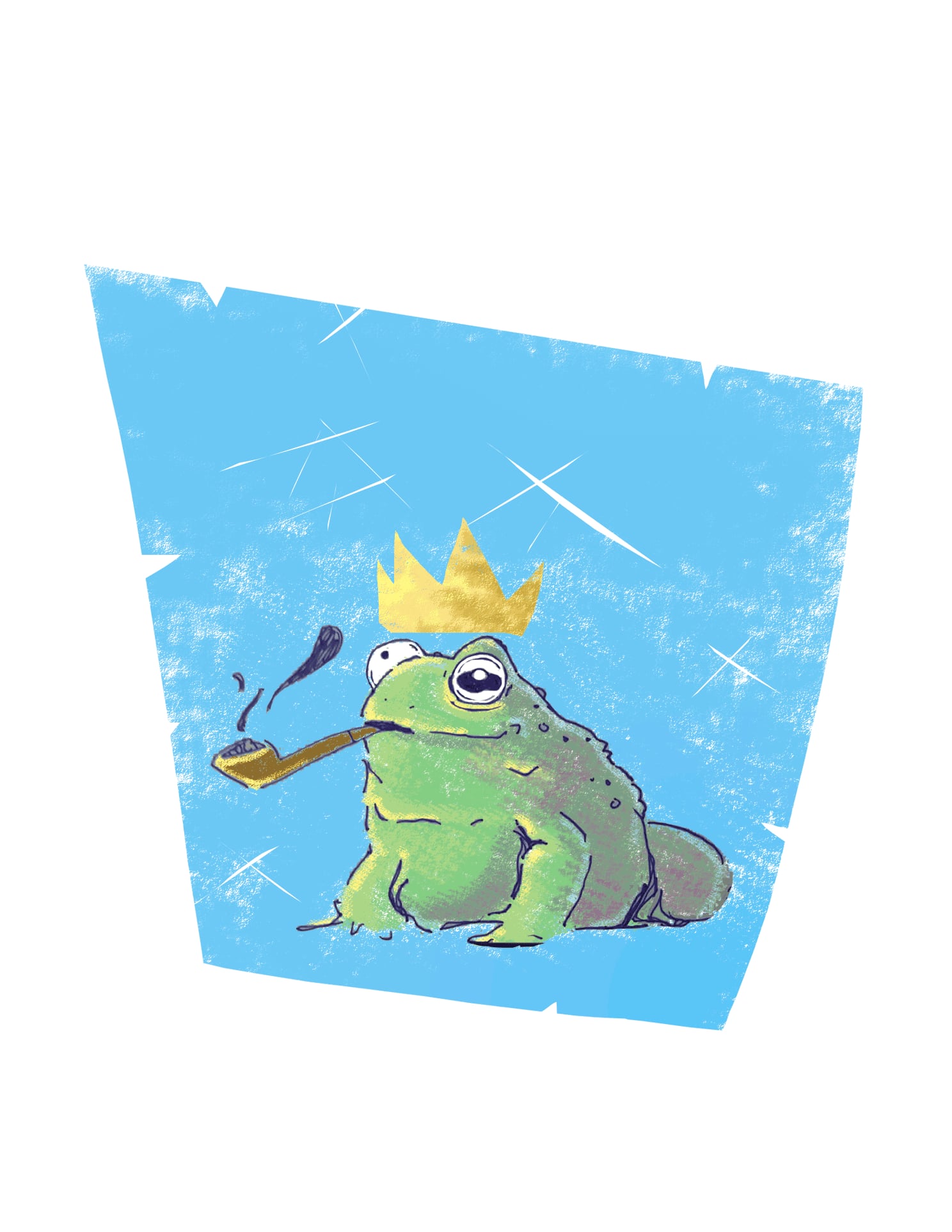 Kingfrog illustration by Robert Filiuta