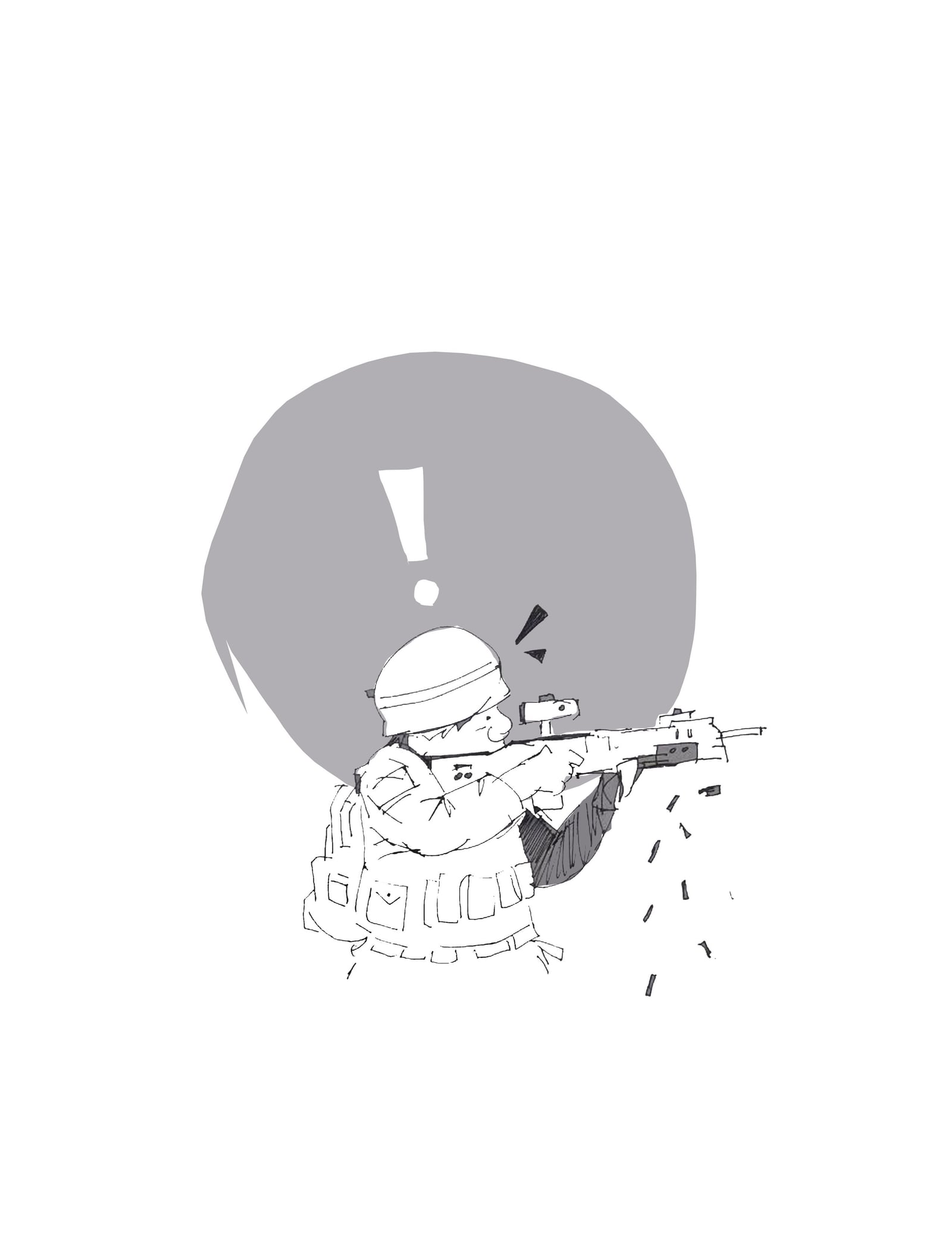 Littlesoldier illustration by Robert Filiuta