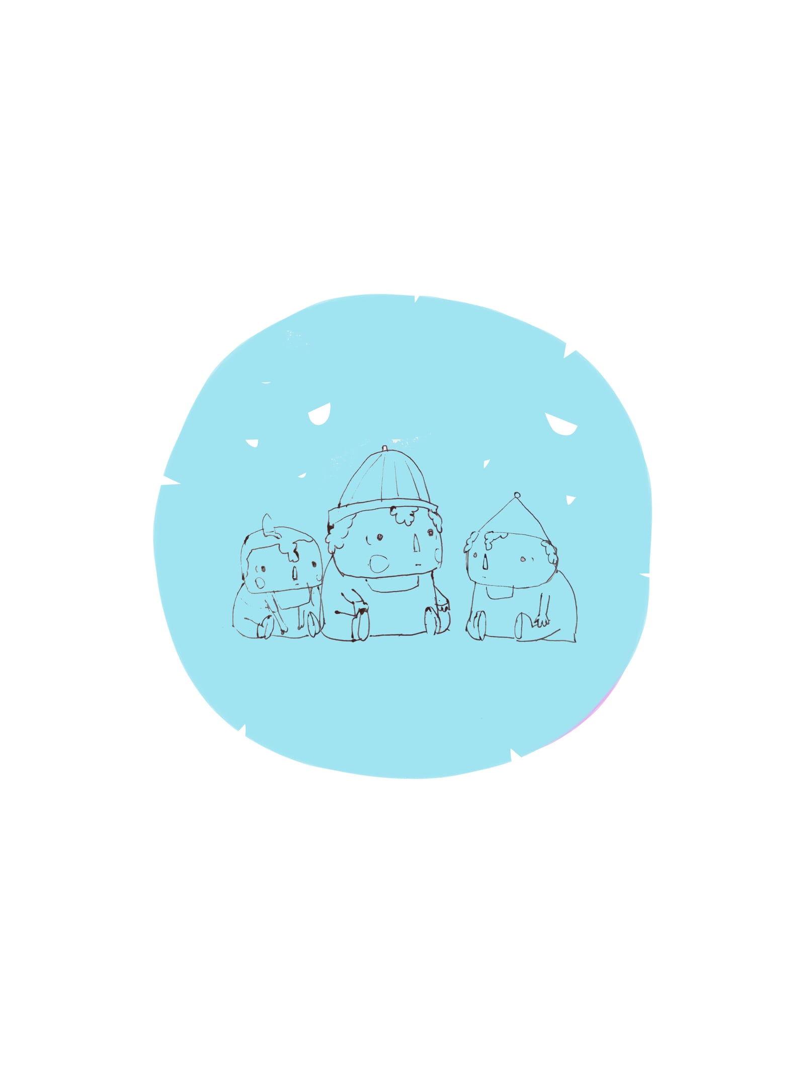 Moon Babies illustration by Robert Filiuta