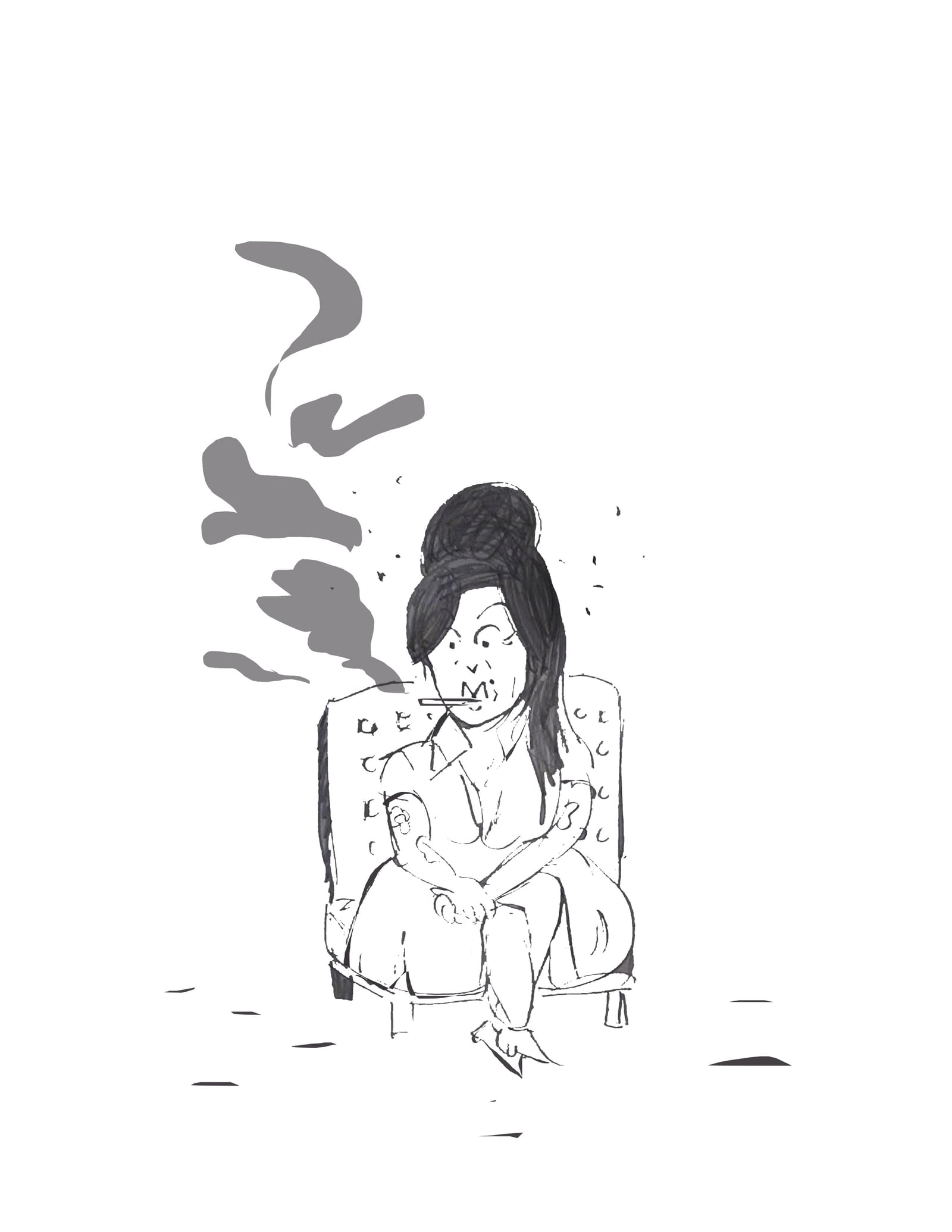 Ms.Winehouse illustration by Robert Filiuta