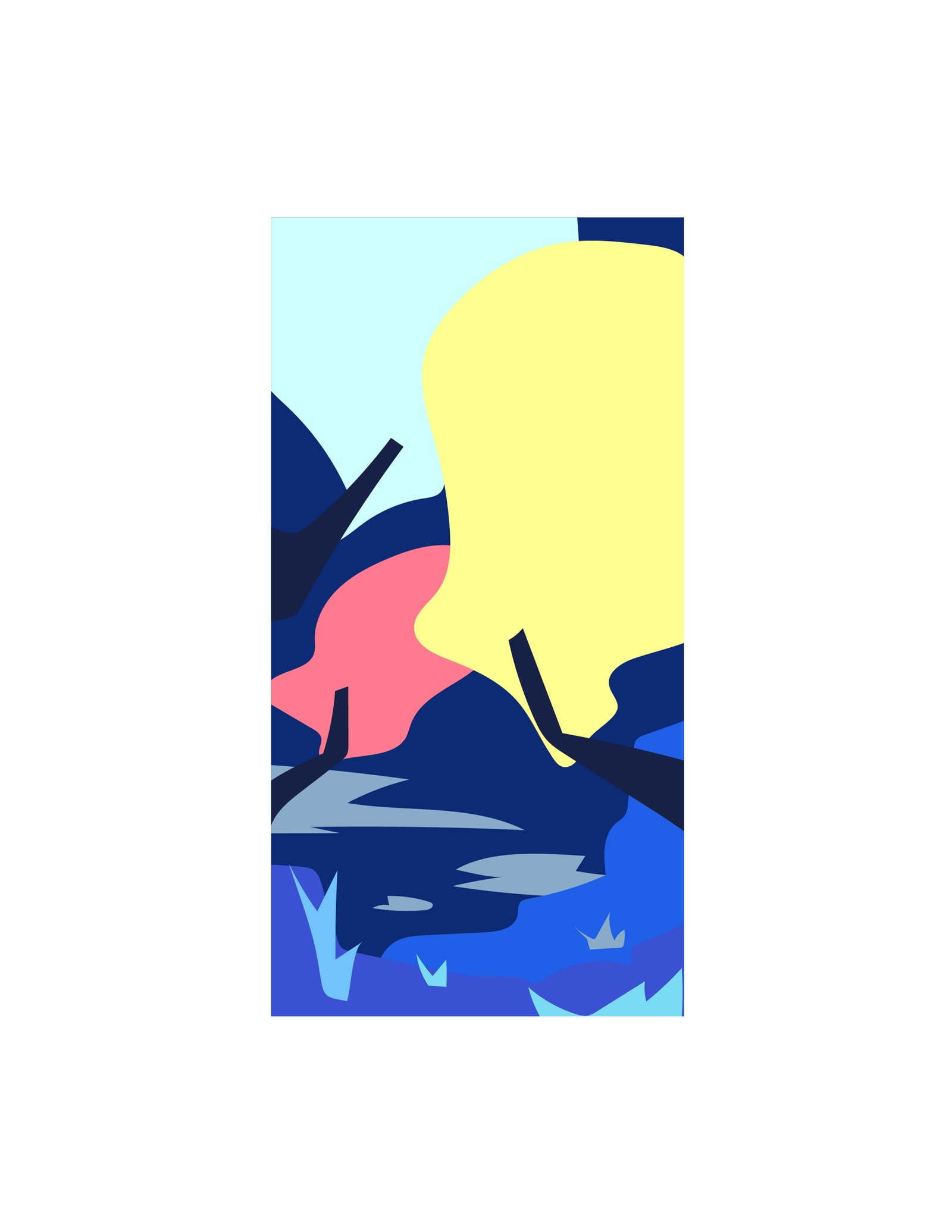Neon Scape 01 illustration by Robert Filiuta