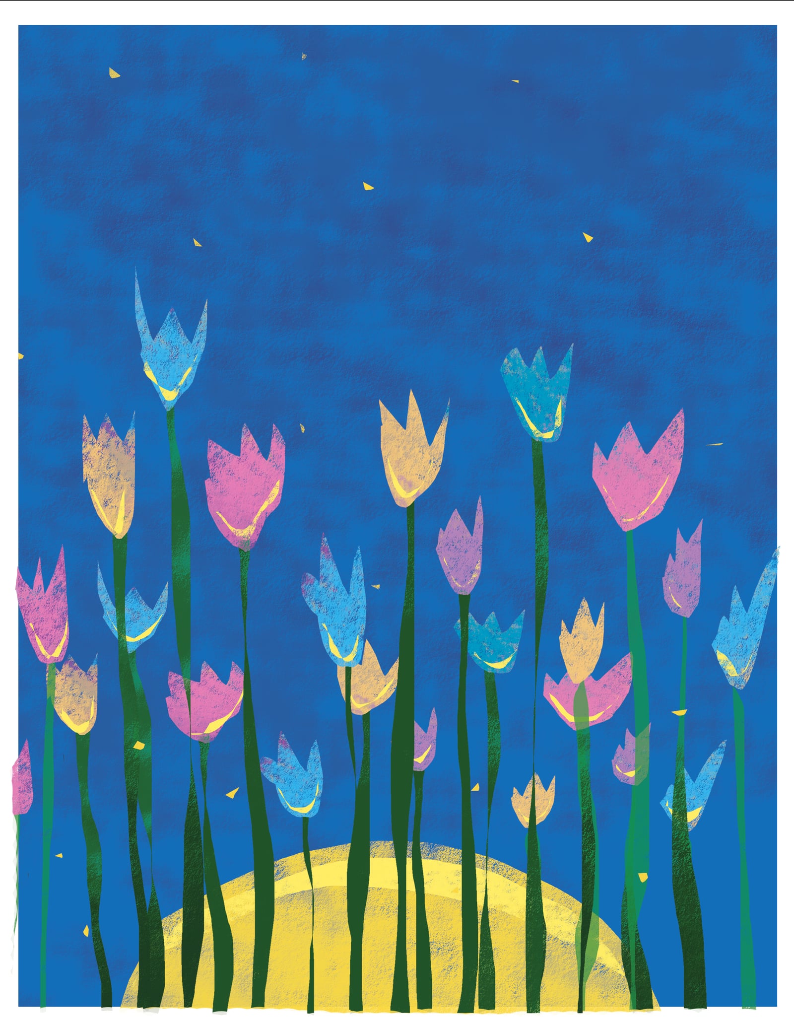 Flowers2 illustration by Robert Filiuta