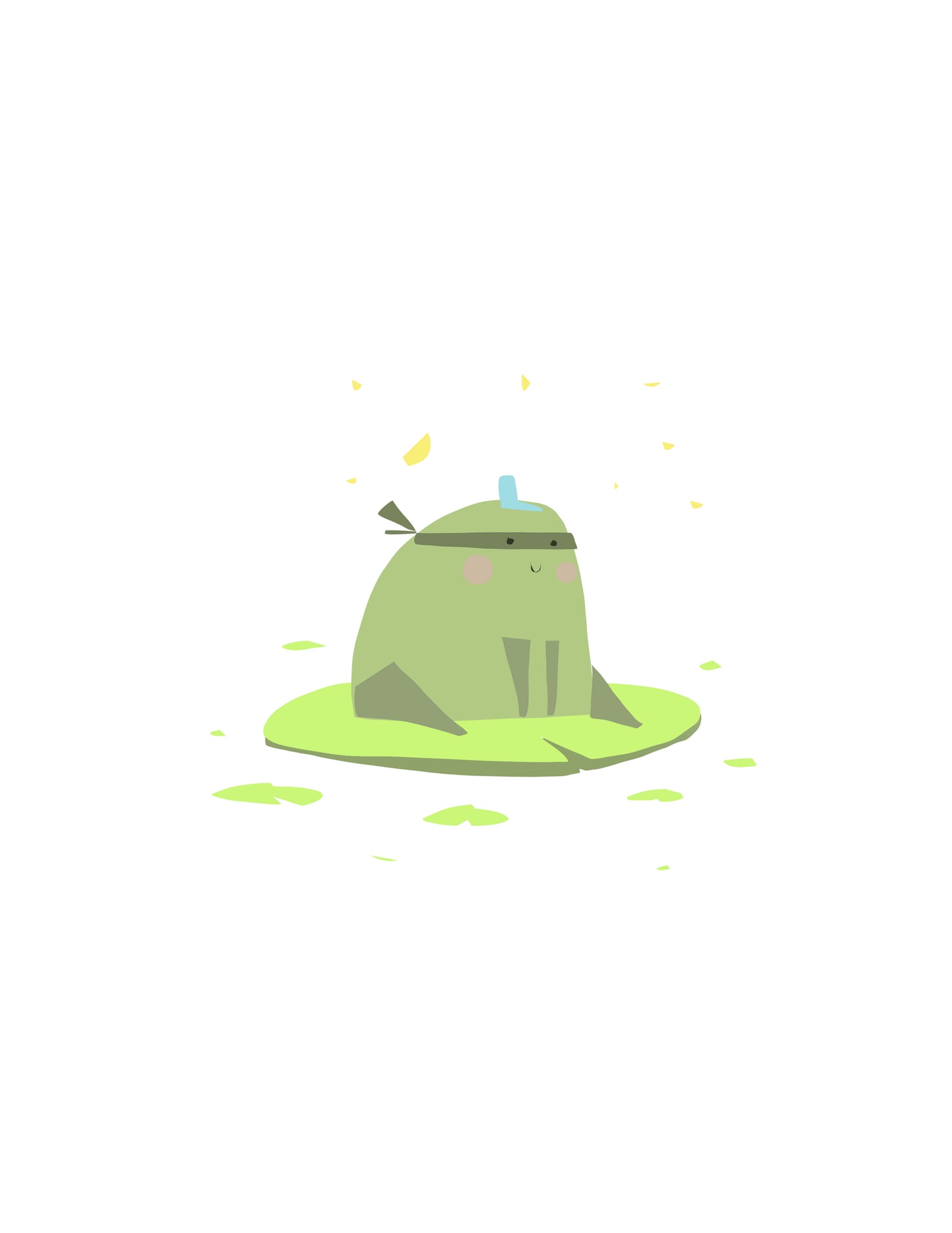 Ninja Frog illustration by Robert Filiuta