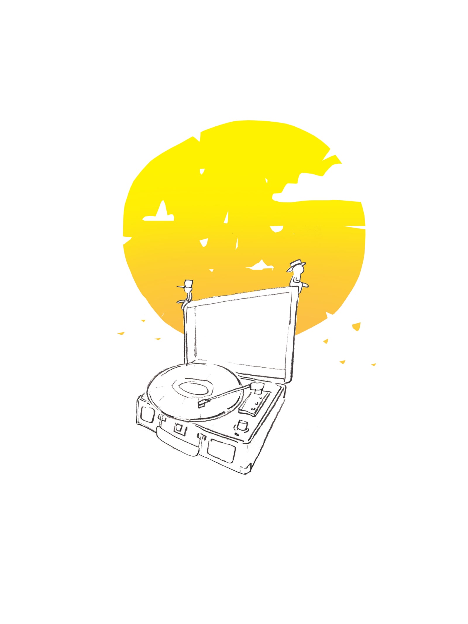 Record Player 2 illustration by Robert Filiuta