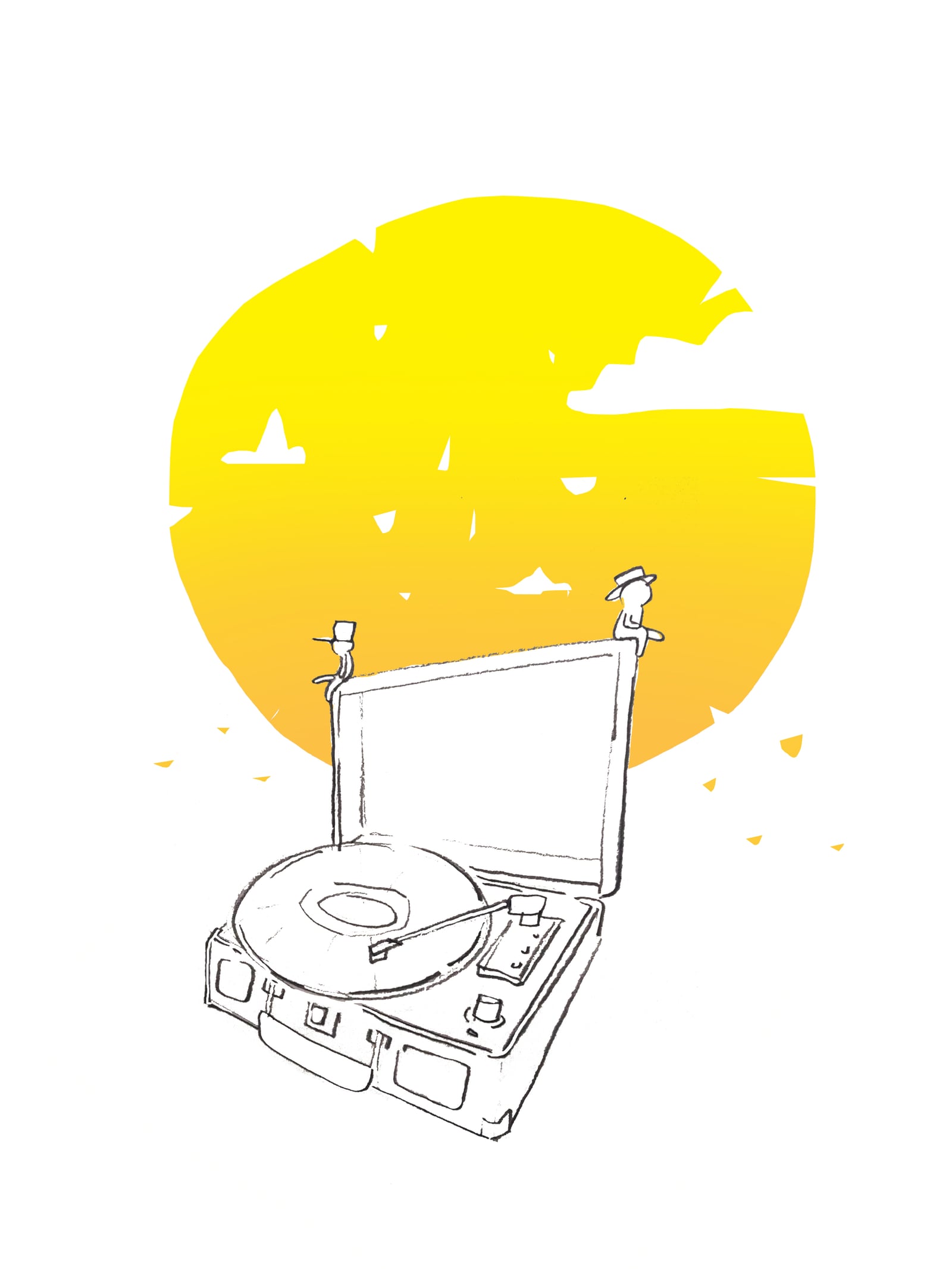 Record Player2 illustration by Robert Filiuta
