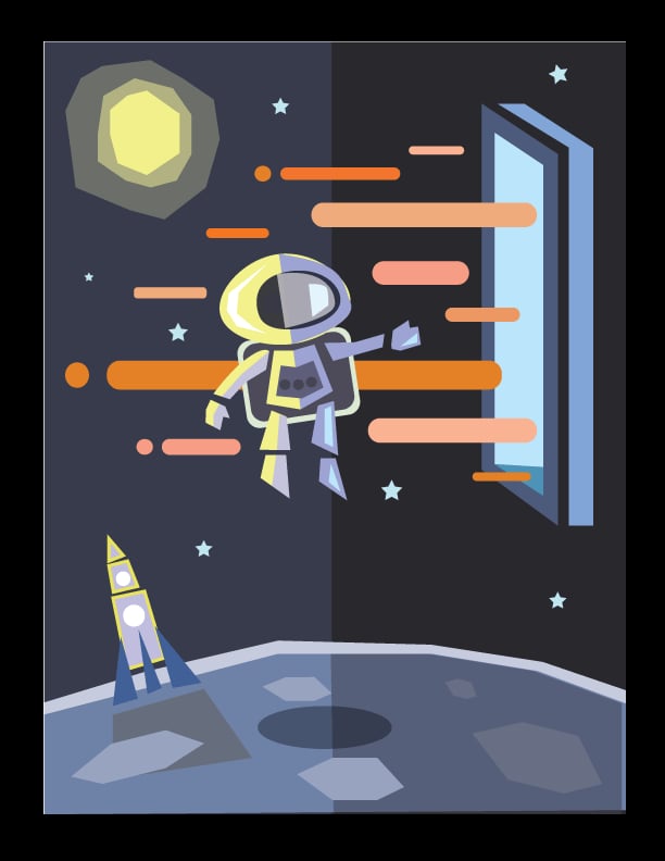 Scifi illustration by Robert Filiuta