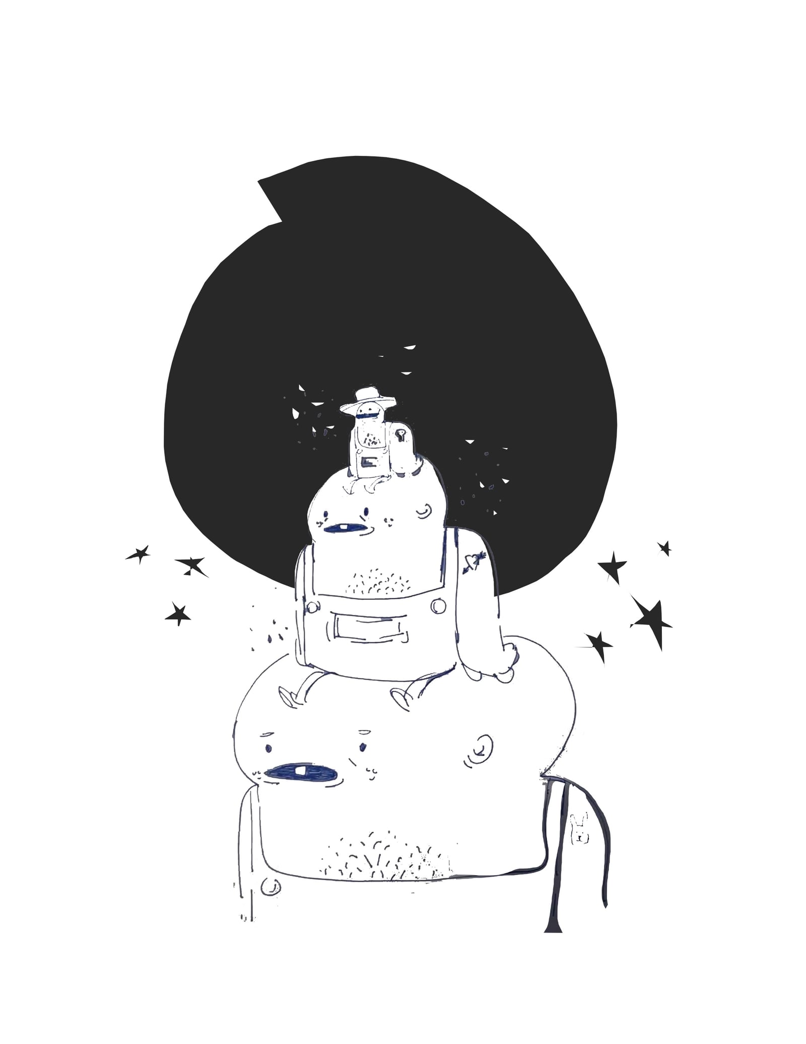 Triplets illustration by Robert Filiuta