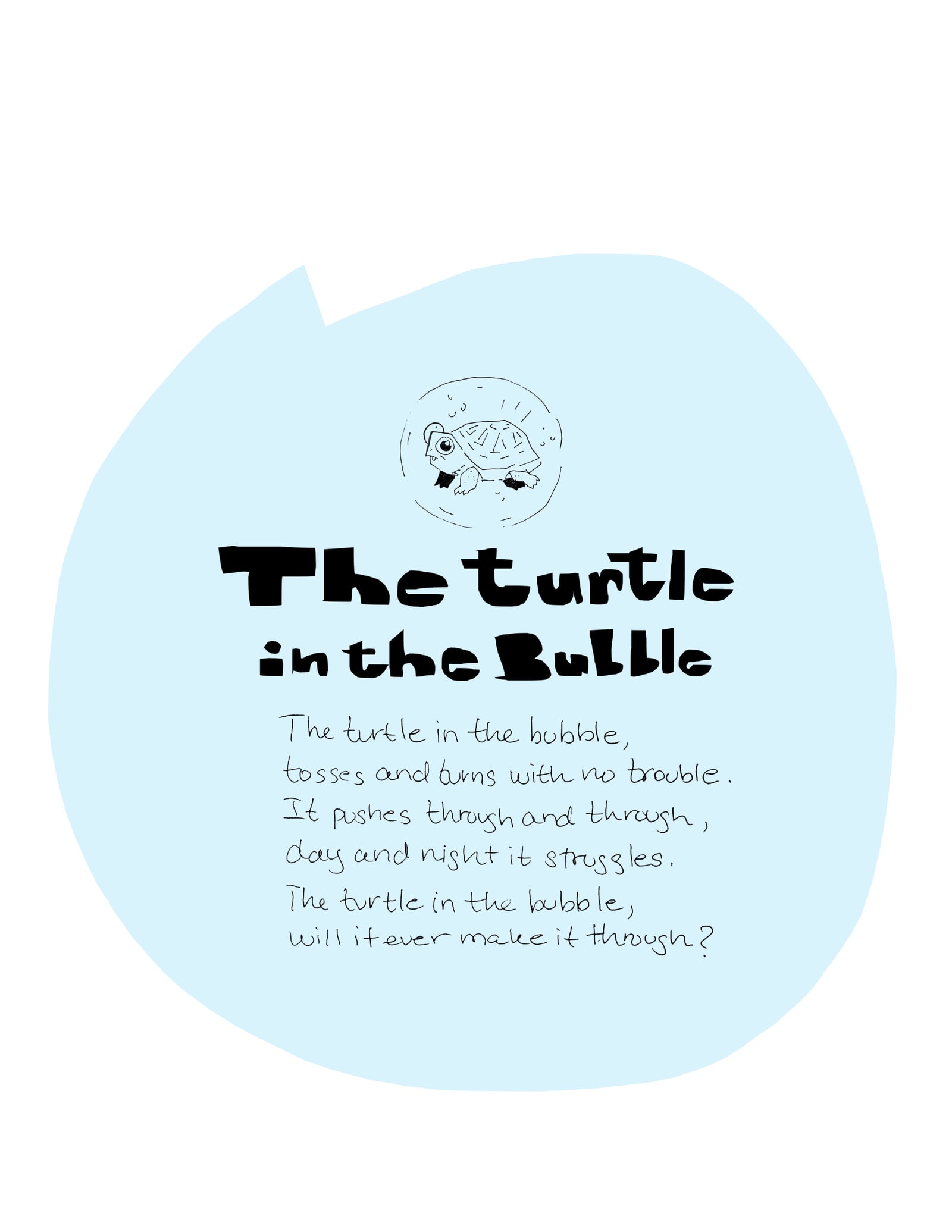 Turtleinbubble illustration by Robert Filiuta
